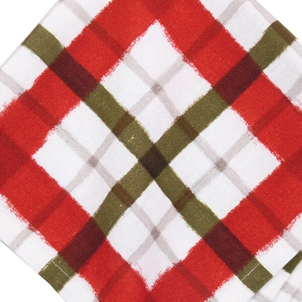 Cardinal Plaid Napkin Set of 6