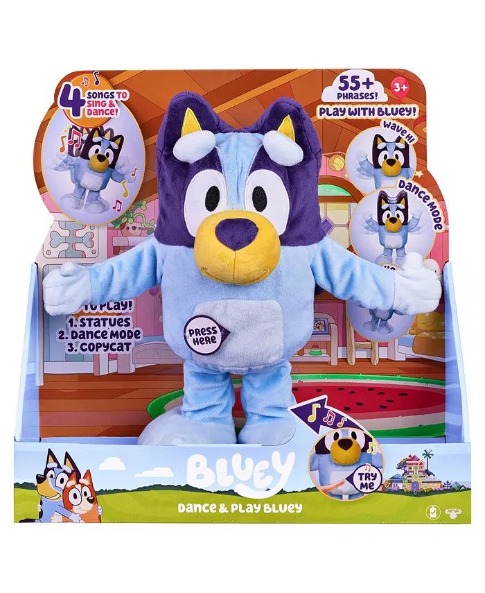 Bluey Dance Play Feature Plush Series 7