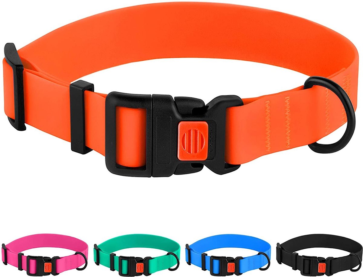 CollarDirect Waterproof PVC Coated Dog Collar