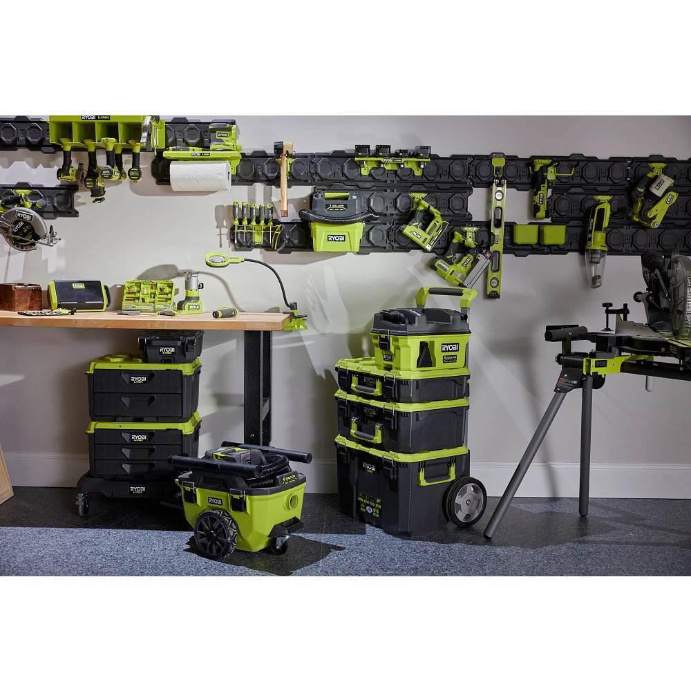 RYOBI ONE+ 18V LINK Cordless 3 Gal. WetDry Vacuum Kit with 4.0 Ah Battery and 18V Charger PCL734K