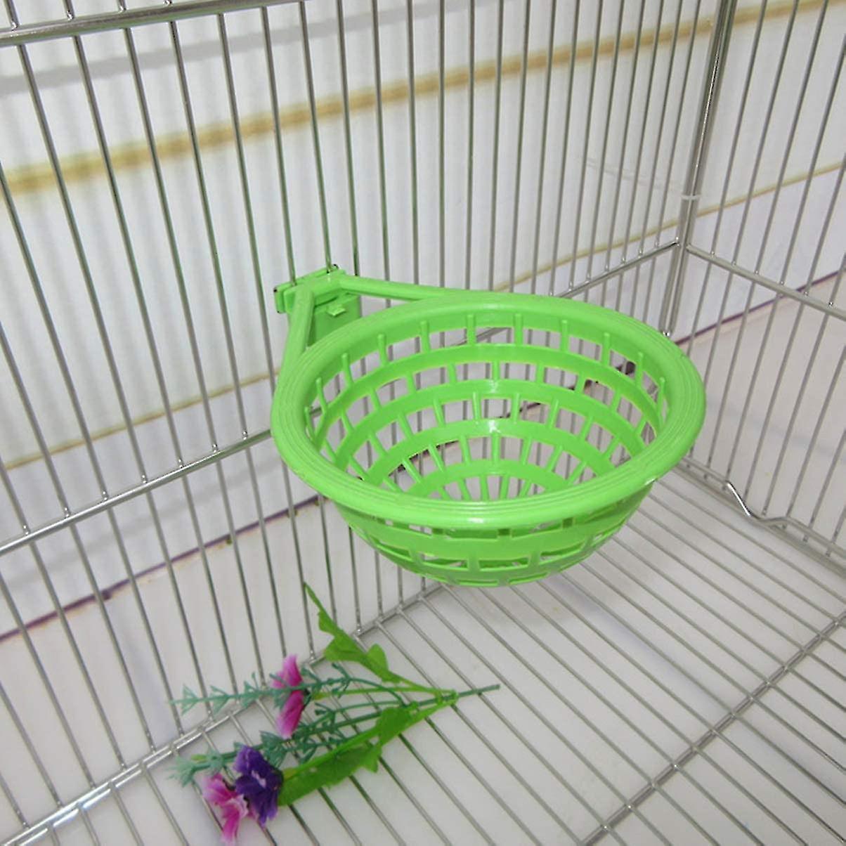 Bird Nest Plastic Parrot Breeding Baskets Birdcage Nesting Hatching Bowls For Budgie Parakeet Cockatiel Conure Canary Finch Dove (5pcs)