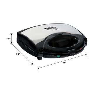 Total Chef 4-in-1 Waffle Iron Grill Sandwich Maker Griddle with Interchangeable Non-Stick Plates TCG08G-CA