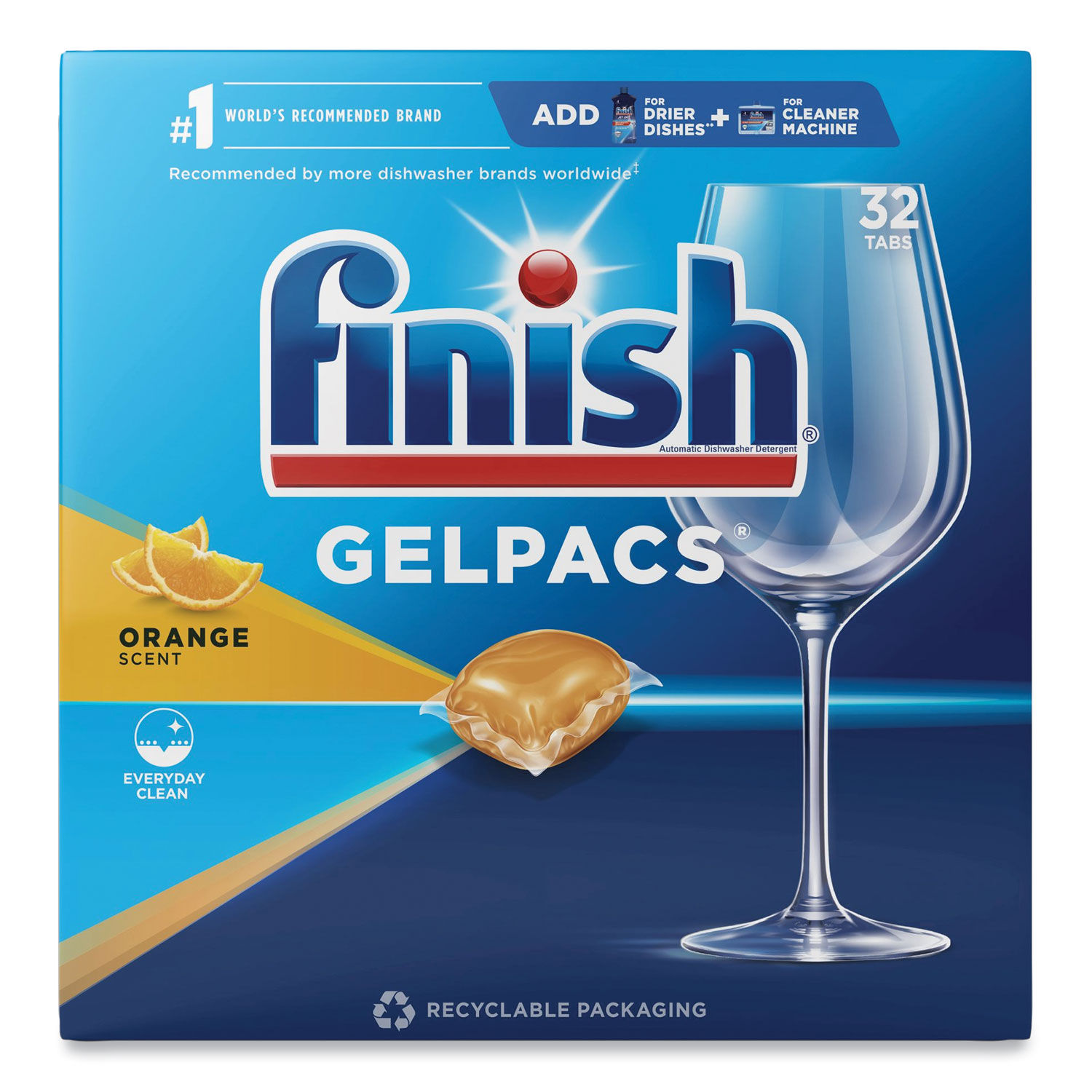 Dish Detergent Gelpacs by FINISHandreg; RAC81053