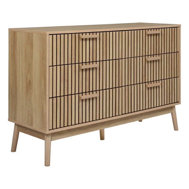 Storage Dresser  Storage Cabinet with Rubber Wood Legs