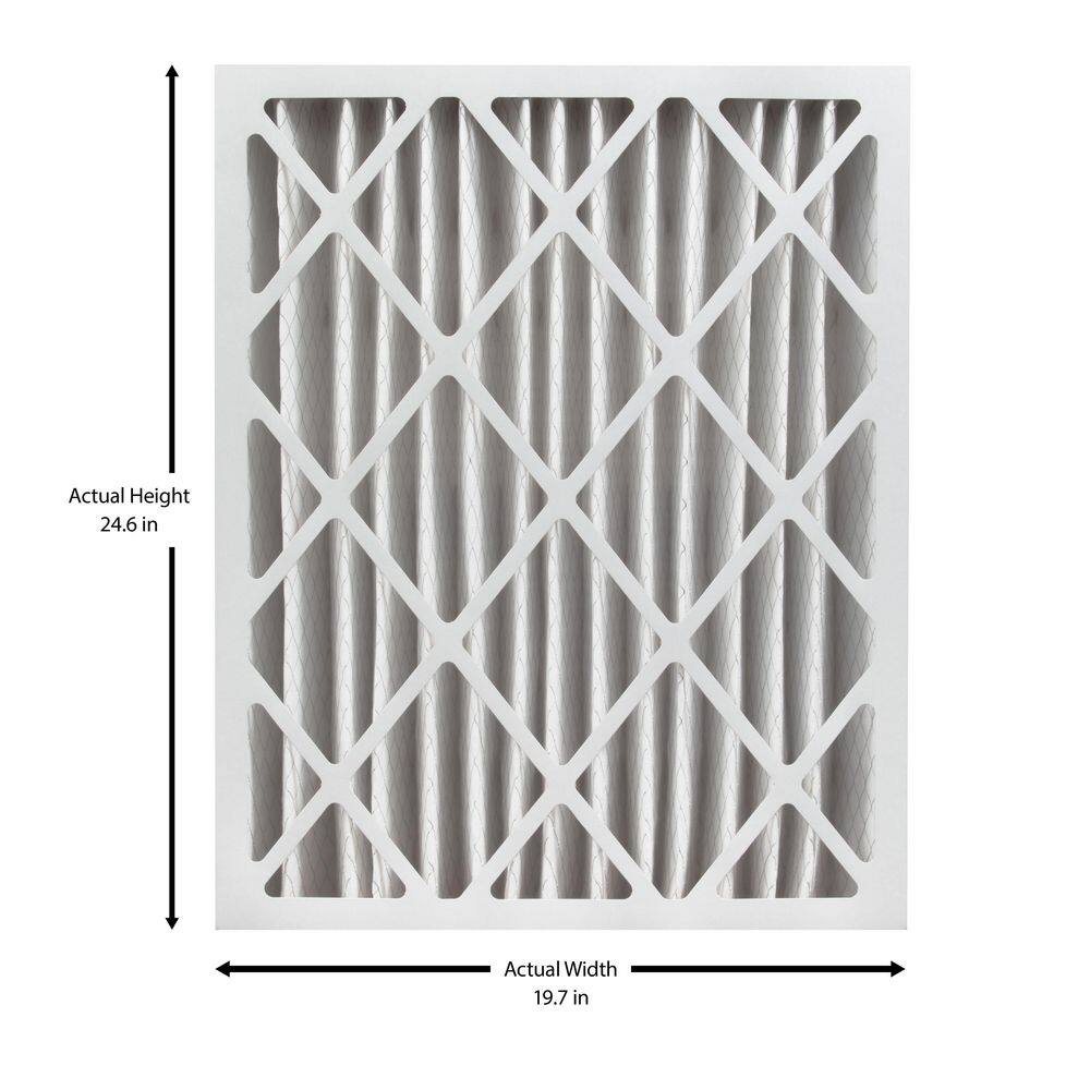 HDX 20 in. x 25 in. x 4 in. Honeywell Replacement Pleated Air Filter FPR 7 HDX-HW2025-11-3