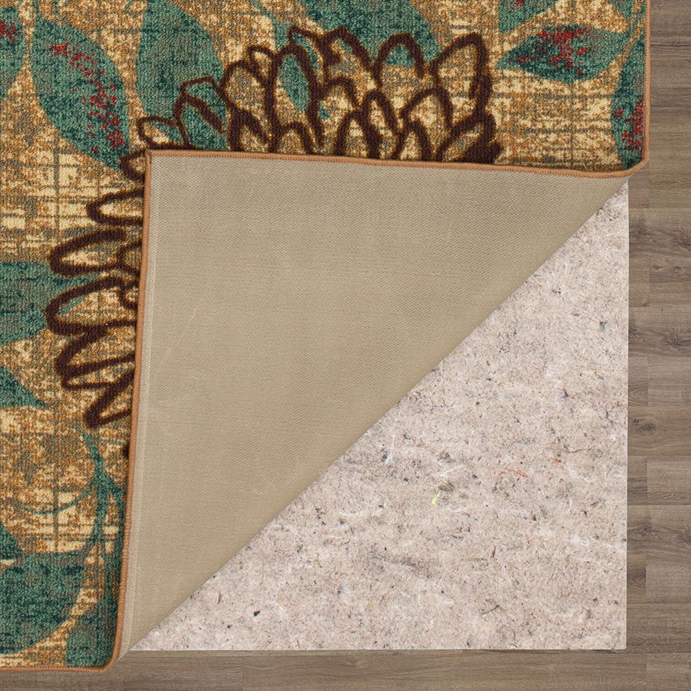 Mohawk 5and#8242; x 8and#8242; Beige Floral Botanical Outdoor Rug