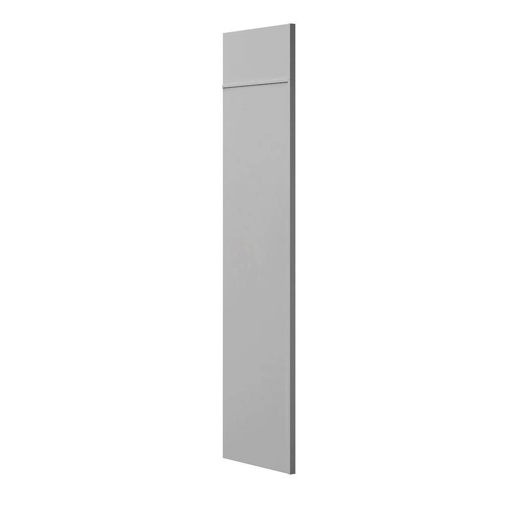 Hampton Bay 24 in. W x 84 in. H Refrigerator End Panel in Dove Gray KAREP-DV