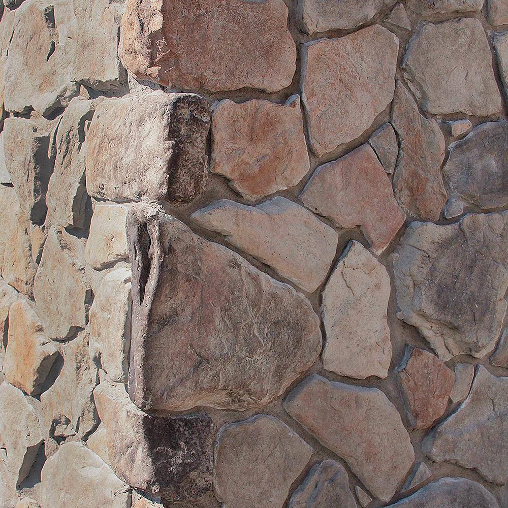 M-Rock Traditional 1.5 in to 4 in x 5 in to 7 in x 3 in Shawsville Field Stone Concrete Stone Veneer Corners (6 lin. ft.bx) mrshawsvillecor