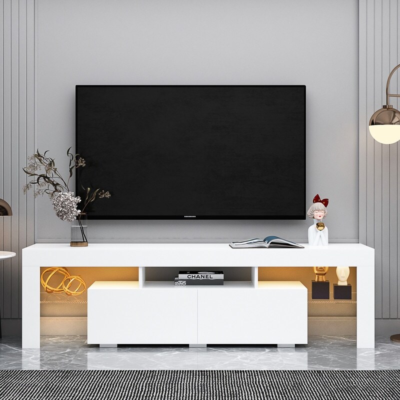 Modern 20 Colors LED TV Stand  Remote Control