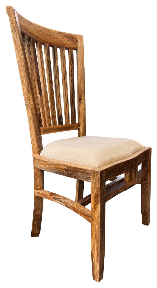 Slat Back Dining Chair   Rustic   Dining Chairs   by Rustic Home Interiors  Houzz