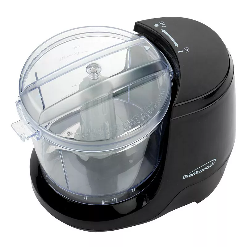 Brentwood 1.5 Cup Mini Food Chopper in Black