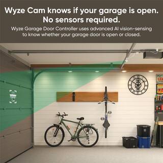 WYZE Wired Garage Door Controller Home Security Camera (Starter Bundle) WCGDCB