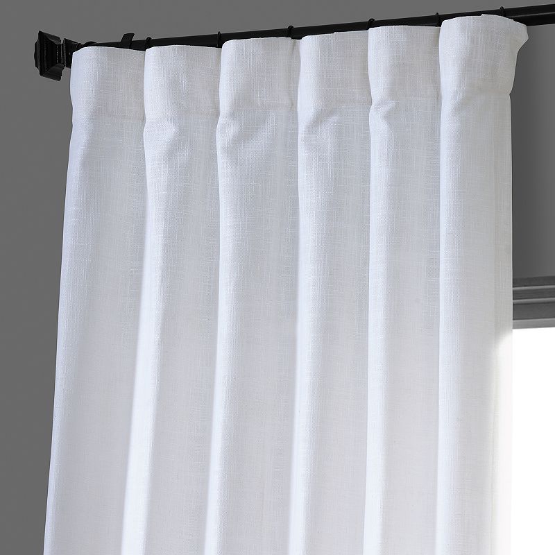 EFF 1-Panel Heavyweight Solid Window Curtain