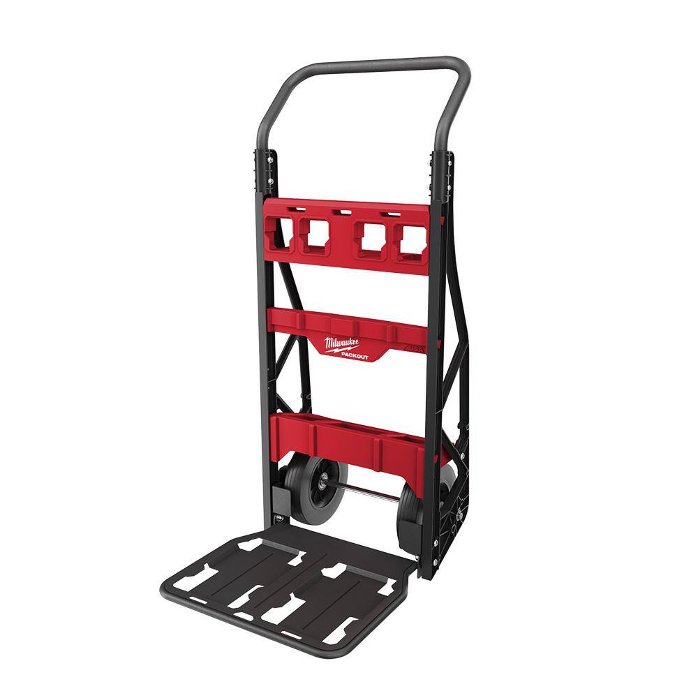 MW PACKOUT 20 in. 2-Wheel Utility Cart with (1) PACKOUT Tool Storage Crate 48-22-8415-48-22-8440x1