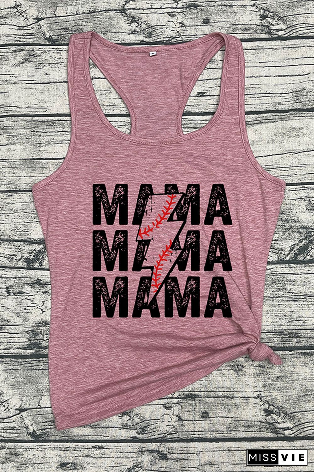 Mama Lightning Bolt Tank Top