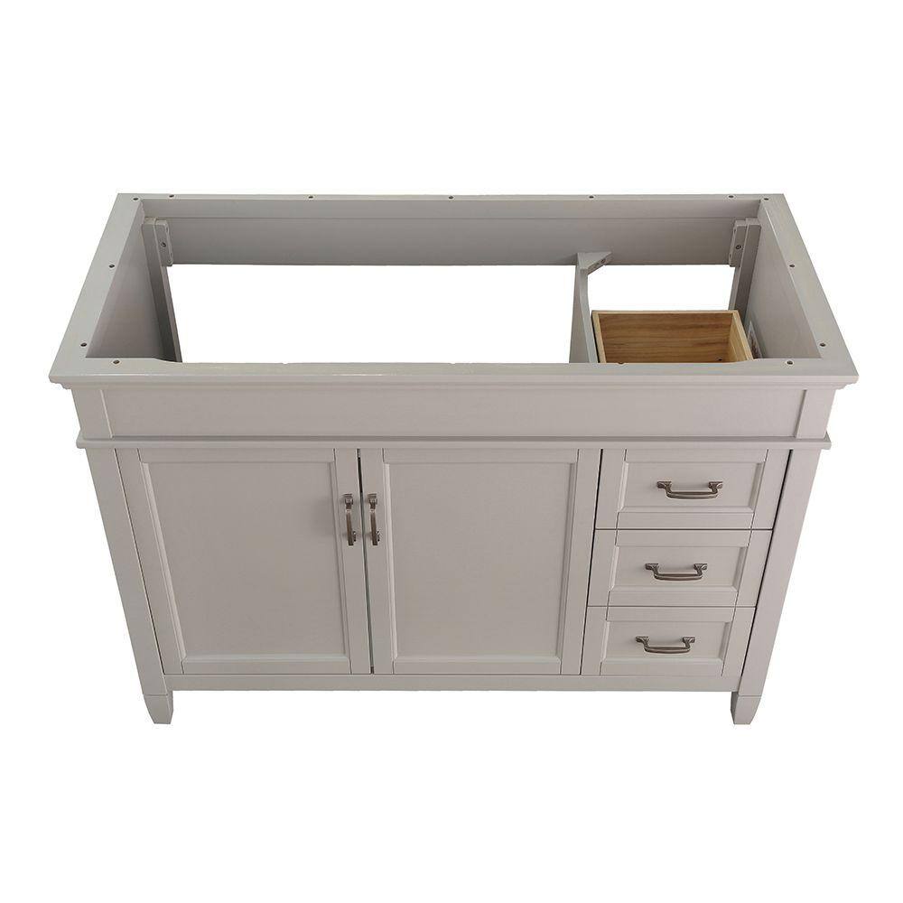 Home Decorators Collection Ashburn 48 in. W x 21.75 in. D Vanity Cabinet in Grey ASGRA4821DL