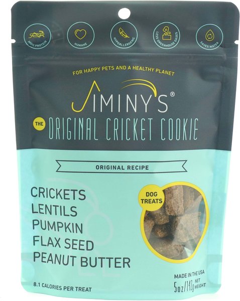 Jiminy's Grain-Free Cricket Cookie Original Recipe Dog Treats