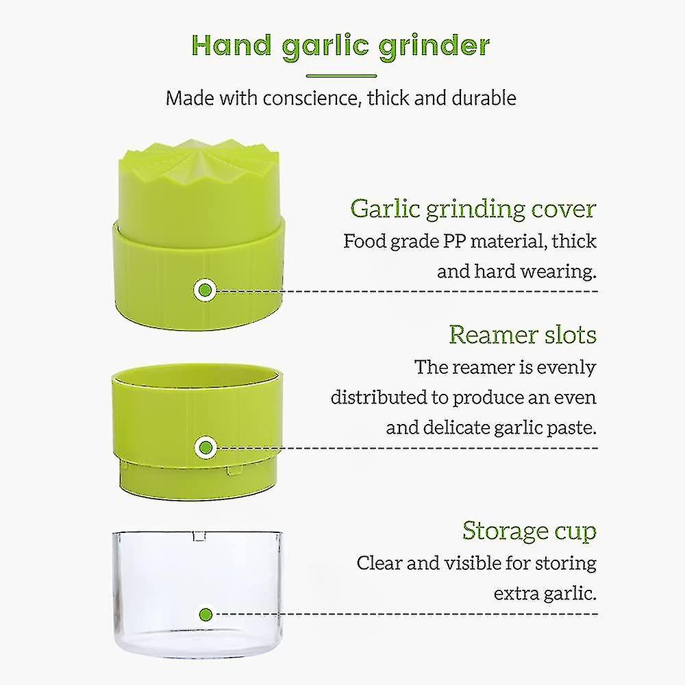 Manual Garlic Crusher， Garlic Twist Crusher Press， Plastic Garlic Press， Crusher Garlic， Practical K