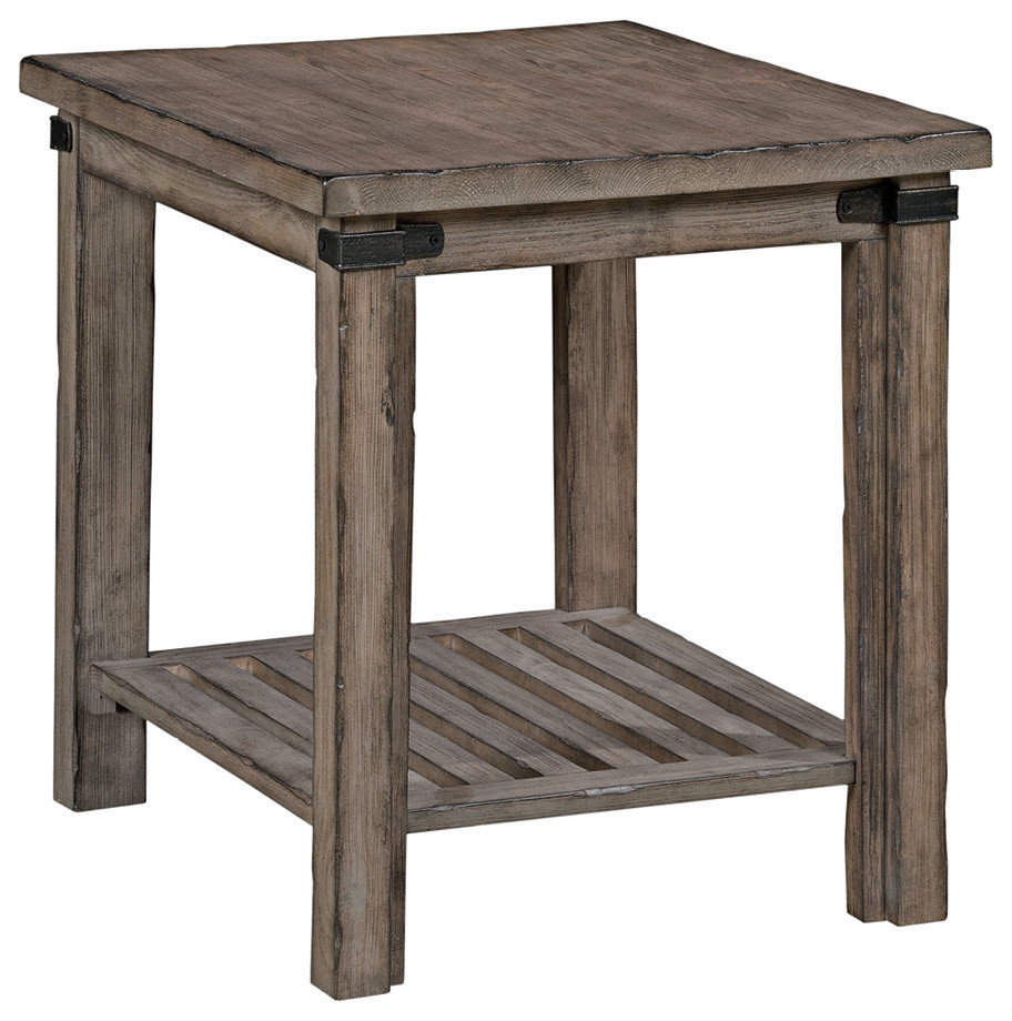 Kincaid Foundry End Table 59 021   Farmhouse   Side Tables And End Tables   by Emma Mason  Houzz