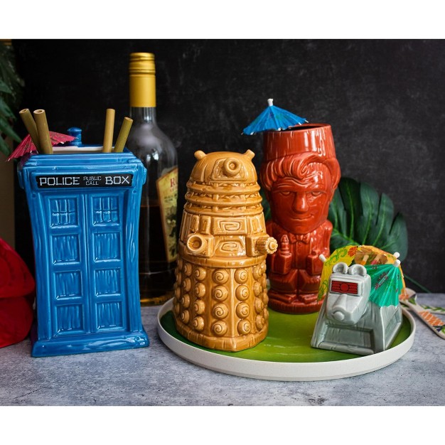 Beeline Creative Geeki Tikis Doctor Who Dalek Ceramic Mug Holds 24 Ounces