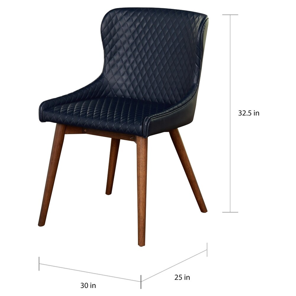 Simple Living Seguro Upholstered Mid century Dining Chairs (Set of 2)