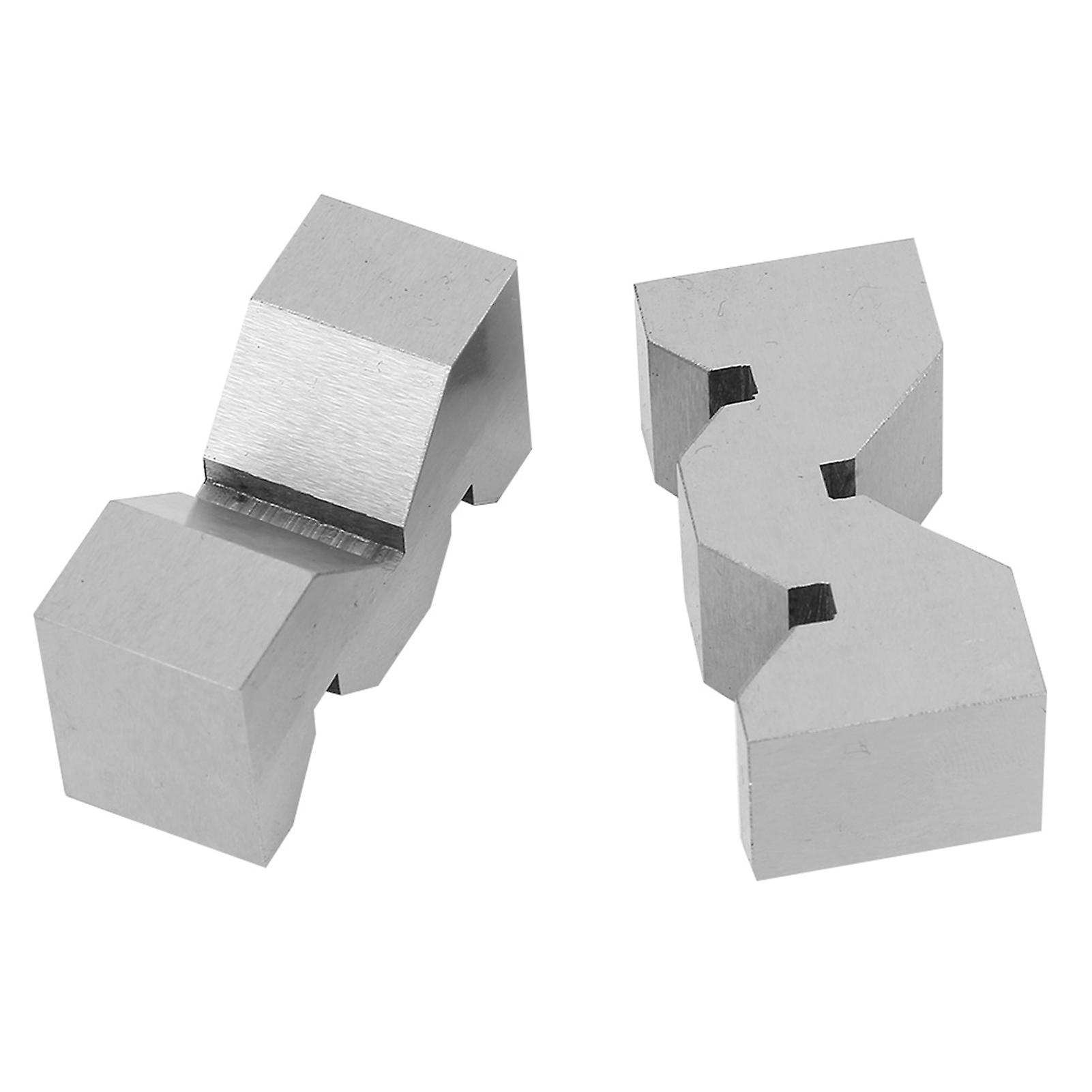 High Accuracy Carbon Steel M Type V Block 50mm For Platform Measurement (2pcs)