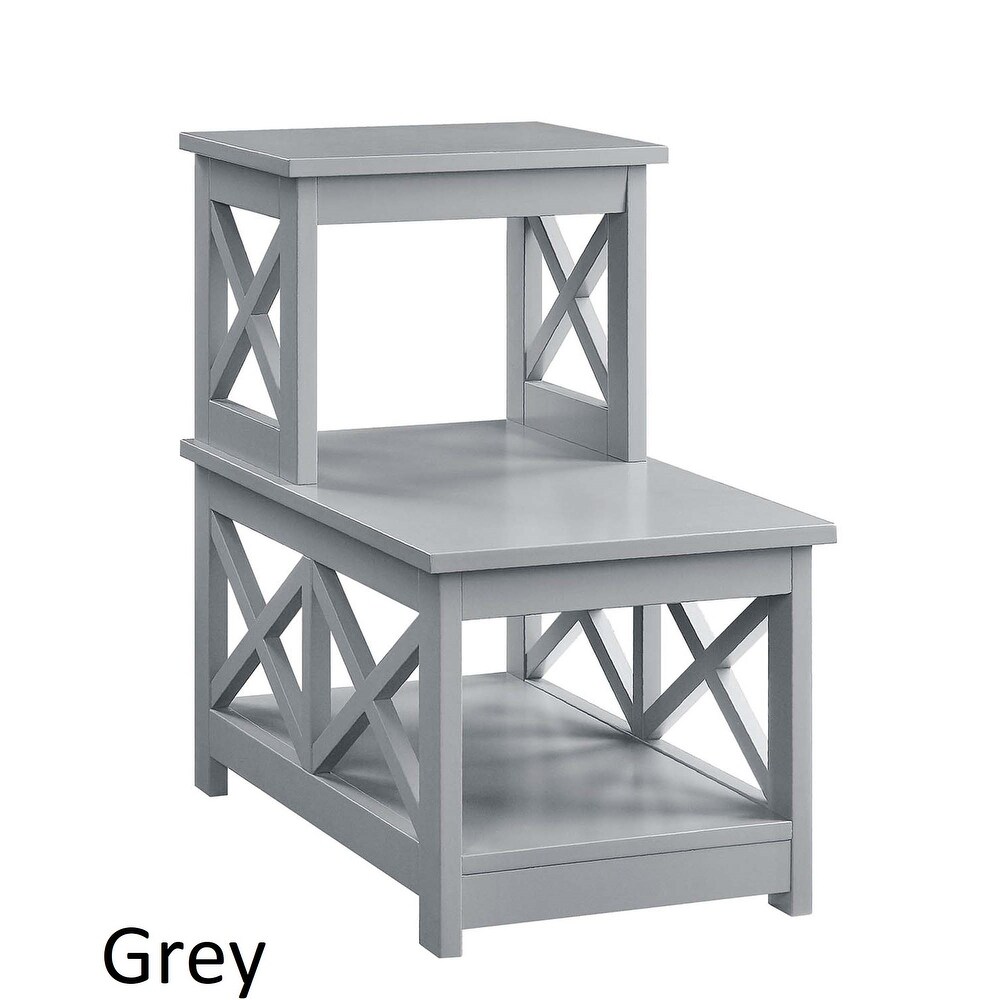 Convenience Concepts Oxford 2 Step Chairside End Table