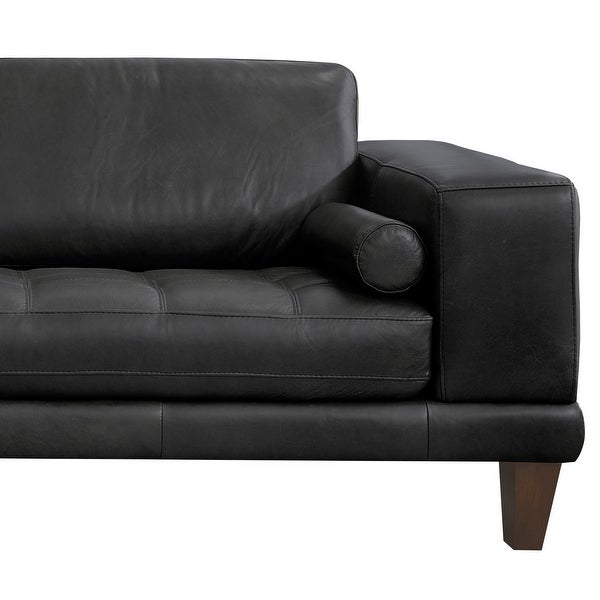 Wynne Modern Genuine Leather Sofa