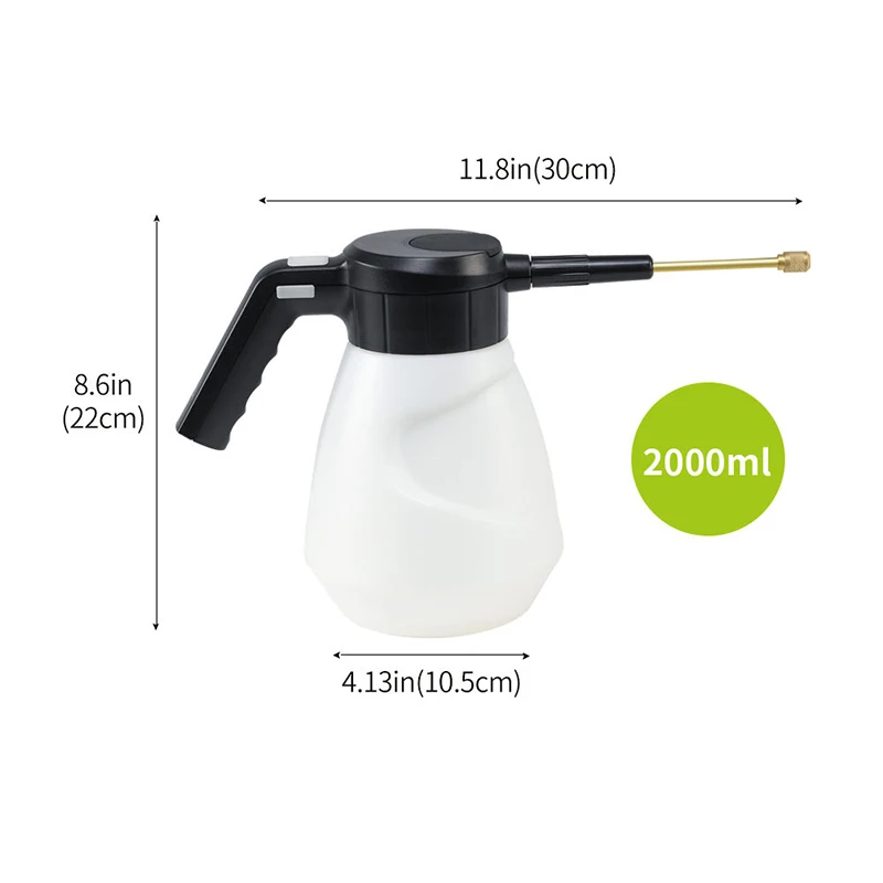 FUTIANYING 2L Rechargeable Lithium Battery Powered Operated Electric Garden Sprayer