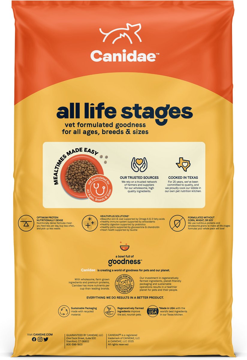 CANIDAE All Life Stages Chicken Meal and Rice Formula Dry Dog Food