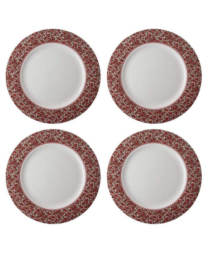 Laura Ashley Plates Stockbridge Collectables Gift Set 4 Piece