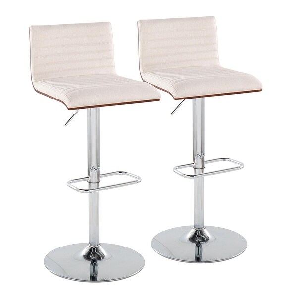 Carson Carrington Tyra Adjustable Bar Stool (Set of 2)