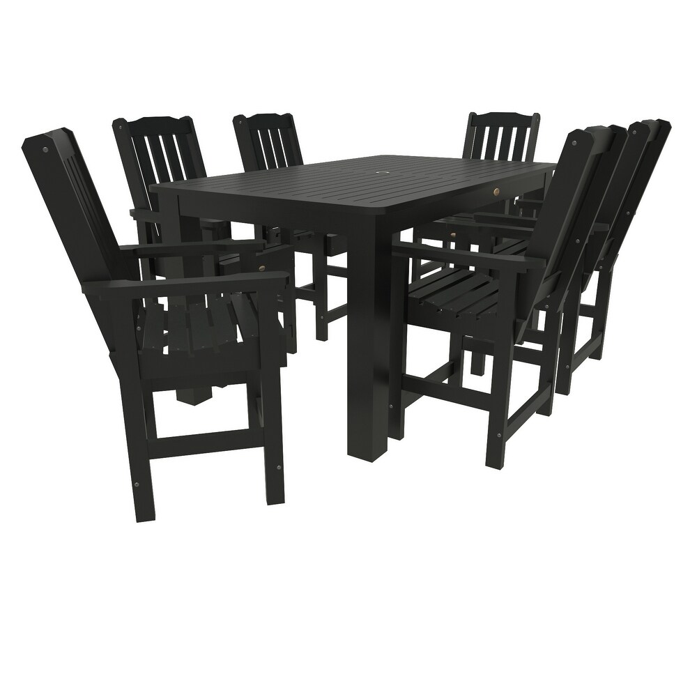 Lehigh 7 Piece Outdoor Dining Set   42\