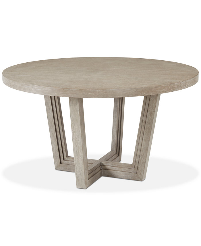 Furniture Modern Coastal Round Dining Table