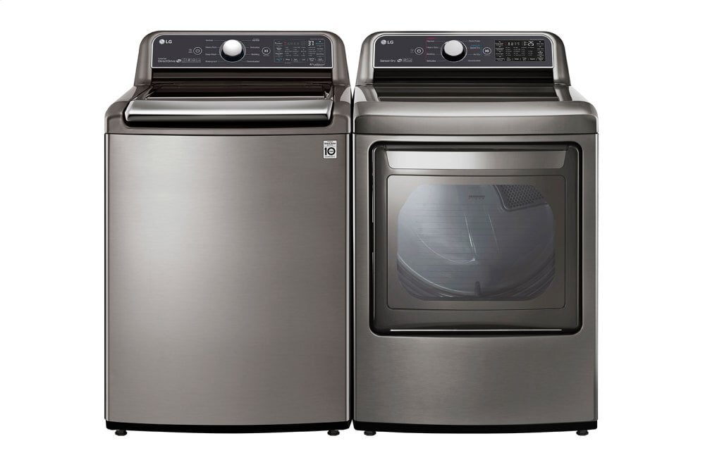 Lg WT7305CV 4.8 Cu. Ft. Mega Capacity Smart Wi-Fi Enabled Top Load Washer With Agitator And Turbowash3D™ Technology