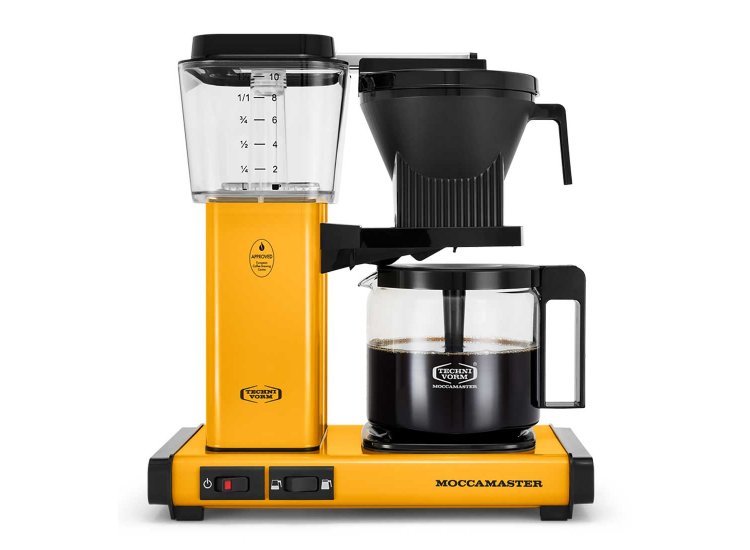 Technivorm Moccamaster KBGV Select 10-Cup Yellow Pepper Coffee Maker