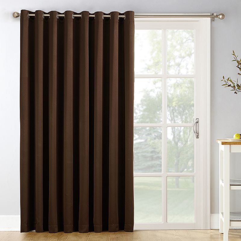 Sun Zero Ludlow Blackout Patio Door Curtain Panel