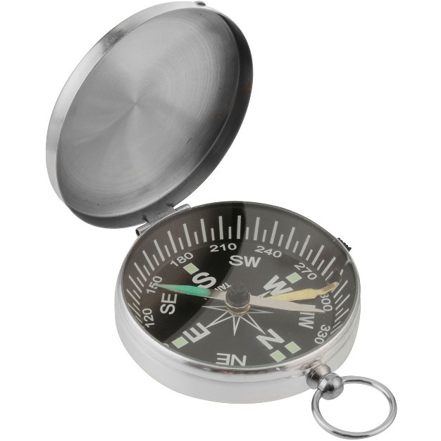 Coghlan x27 s Magnetic Pocket Compass With Metal Case Luminous Dial Pocket Size