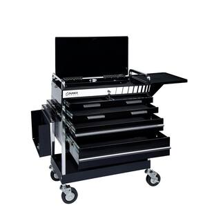 SUNEX TOOLS 20 in. 5-Drawer Heavy Duty Utility Cart in Black 8045BK