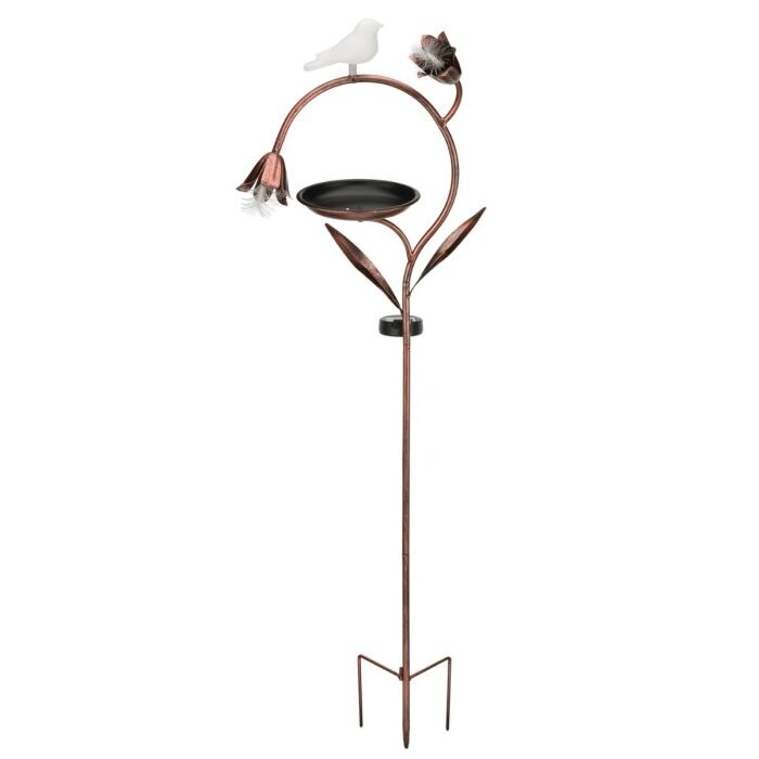 Illuminate Solar Birdfeeder Stake   Flowers