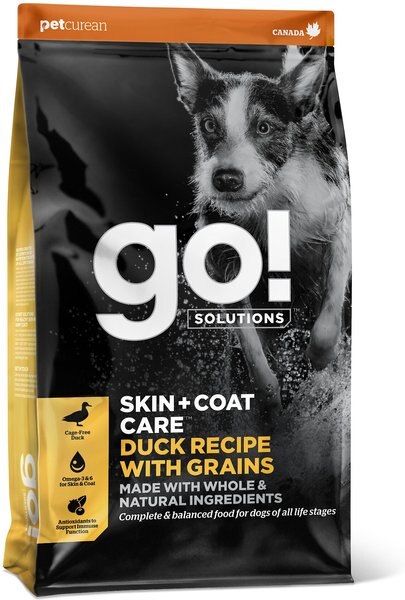 Go! Solutions Skin + Coat Care Duck Recipe Dry Dog Food