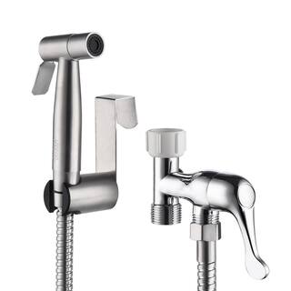 matrix decor Modern Single-Function Dual-Mount Handheld Bidet Sprayer in Stainless Steel MD-ALP33301NC