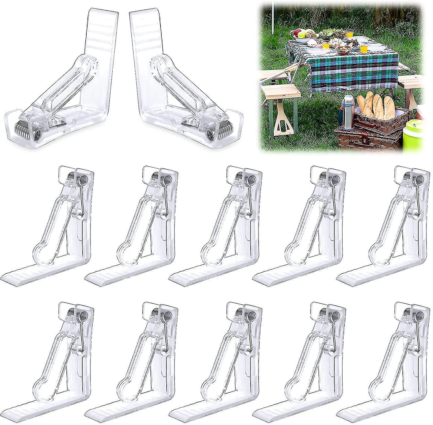 Wabjtam Table Clips 20 Pcs Plastic Tablecloth Clips Tablecloth Clip Adjustable Tablecloth Clip Spring Loaded For Kitchen Office Restaurant Picnic