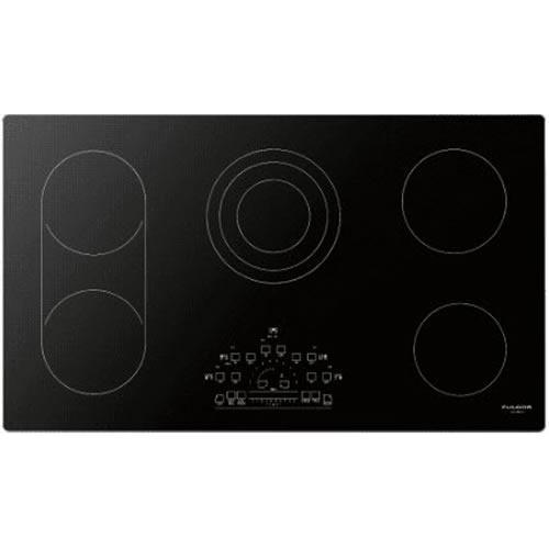 Fulgor Milano 36-inch Built-In Electric Cooktop with Slide Touch Controls F6RT36S2