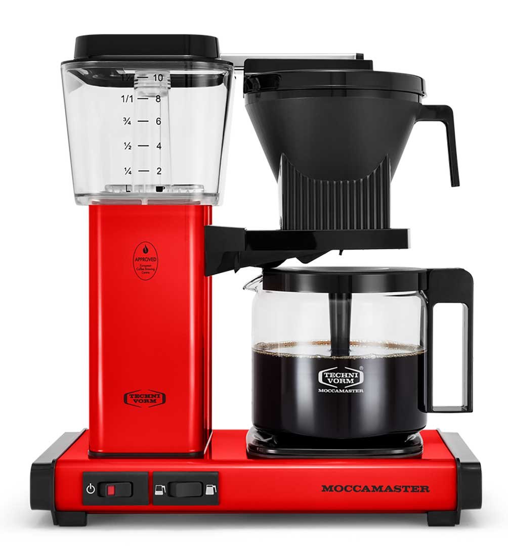 Technivorm Moccamaster KBGV Select 10-Cup Red Coffee Maker