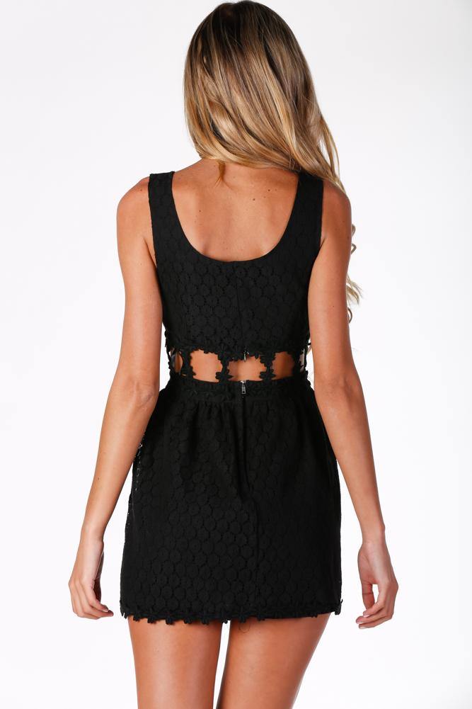 Lace Dress Black