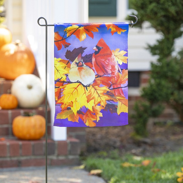 Cardinal Friends Garden Lustre Flag