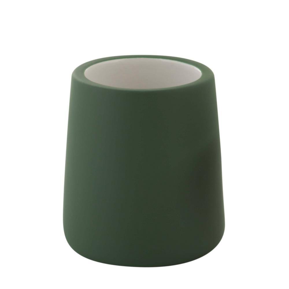 Elle Decor Lisse Wide Bowl Toilet Brush in Emerald EL-44270-EMERALD