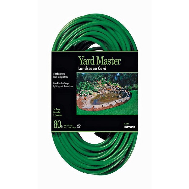 Woods Yard Master Outdoor 80 Ft L Green Extension Cord 16 3