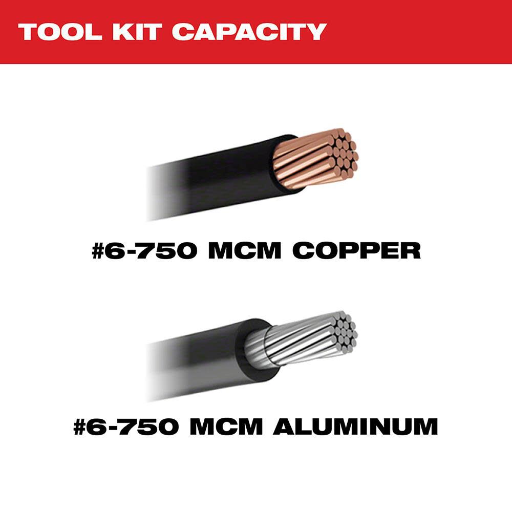 MW M18 Force Logic 750 MCM Dieless Crimper 2877-22 from MW